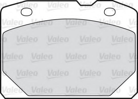 VALEO 598405 Комплект тормозных колодок, дисковый тормоз 