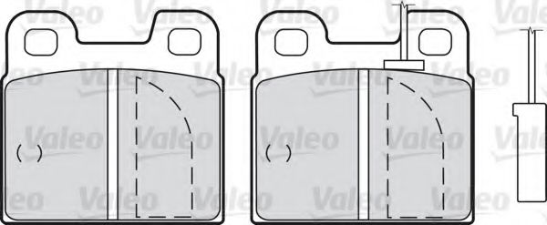 VALEO 598351 Тормозные колодки для ALFA ROMEO RZ (Альфа ромео Рз) VALEO 598351 Тормозные колодки для ALFA ROMEO RZ (Альфа ромео Рз)