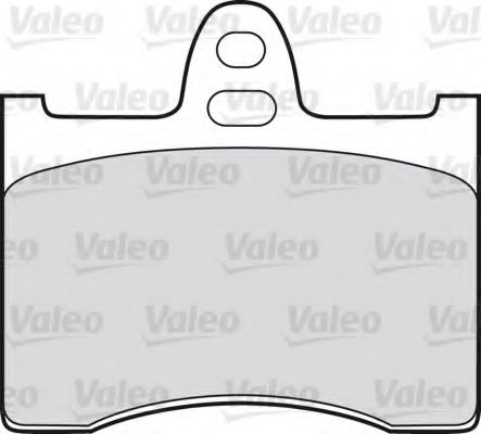 VALEO 598207 Комплект тормозных колодок, дисковый тормоз 