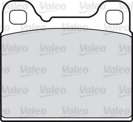VALEO 598270 Комплект тормозных колодок, дисковый тормоз 