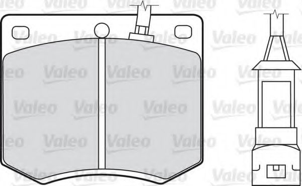 VALEO 598168 Тормозные колодки для FORD GRANADA (Форд Гранада) VALEO 598168 Тормозные колодки для FORD GRANADA (Форд Гранада)