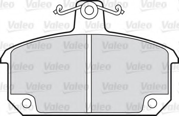 VALEO 598377 Комплект тормозных колодок, дисковый тормоз 