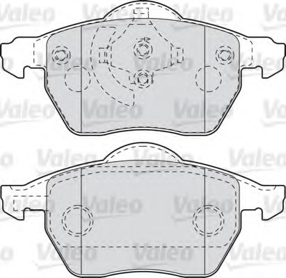 VALEO 598751 Тормозные колодки для VOLKSWAGEN (Фольксваген) VALEO 598751 Тормозные колодки для VOLKSWAGEN (Фольксваген)