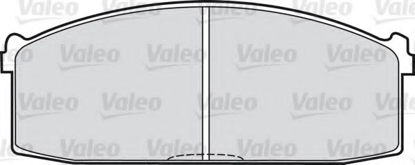 VALEO 598379 Комплект тормозных колодок, дисковый тормоз 