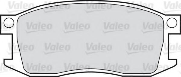 VALEO 598208 Комплект тормозных колодок, дисковый тормоз 