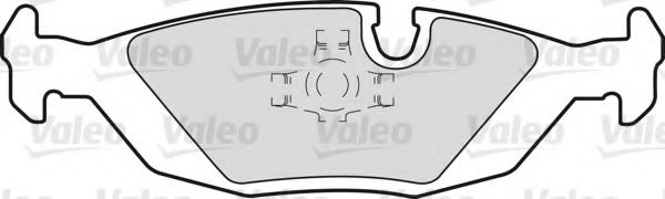 VALEO 598291 Комплект тормозных колодок, дисковый тормоз 
