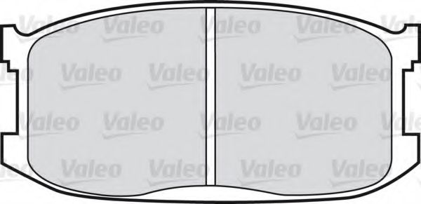 VALEO 598612 Тормозные колодки для MAZDA GLC II (Мазда Глc 2) VALEO 598612 Тормозные колодки для MAZDA GLC II (Мазда Глc 2)