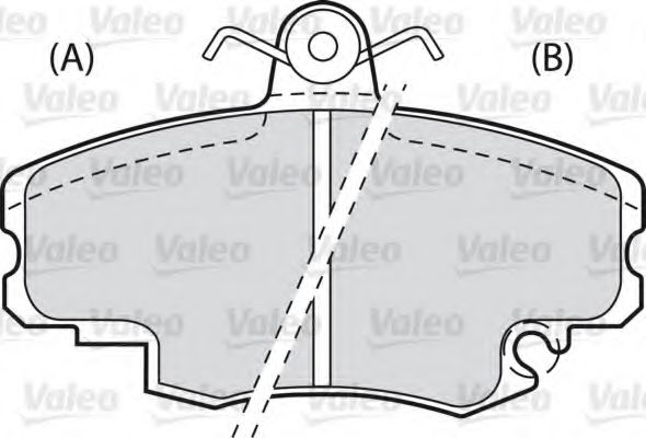 VALEO 598002 Тормозные колодки для RENAULT FUEGO (Рено Фуэго) VALEO 598002 Тормозные колодки для RENAULT FUEGO (Рено Фуэго)