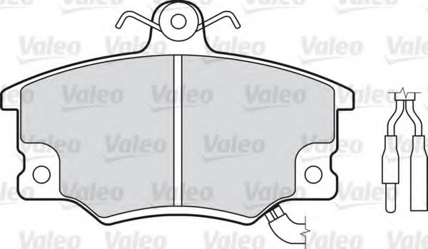 VALEO 598219 Тормозные колодки для FIAT TEMPRA (Фиат Тэмпра) VALEO 598219 Тормозные колодки для FIAT TEMPRA (Фиат Тэмпра)