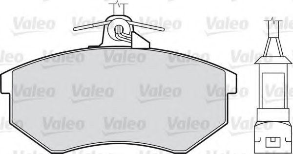 VALEO 598017 Тормозные колодки для AUDI 90 (Ауди 90) VALEO 598017 Тормозные колодки для AUDI 90 (Ауди 90)