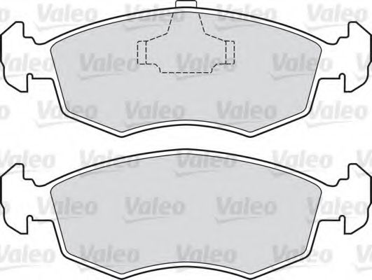 VALEO 598120 Тормозные колодки для FORD SCORPIO I (Форд Скорпио 1) VALEO 598120 Тормозные колодки для FORD SCORPIO I (Форд Скорпио 1)