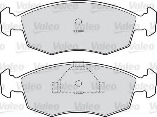 VALEO 598335 Тормозные колодки для FORD SCORPIO I (Форд Скорпио 1) VALEO 598335 Тормозные колодки для FORD SCORPIO I (Форд Скорпио 1)