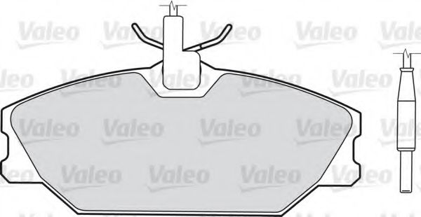 VALEO 598061 Тормозные колодки для RENAULT SAFRANE (Рено Сафранэ) VALEO 598061 Тормозные колодки для RENAULT SAFRANE (Рено Сафранэ)