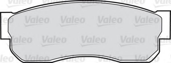 VALEO 598278 Комплект тормозных колодок, дисковый тормоз 