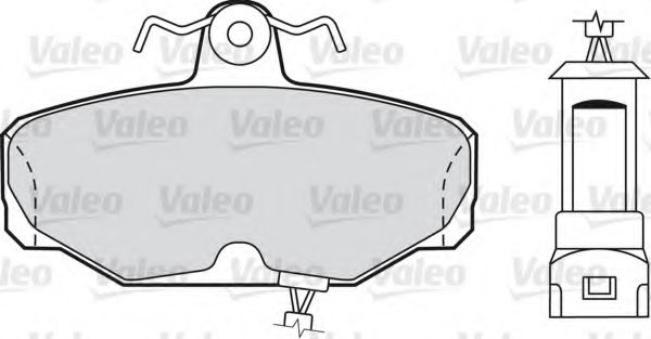 VALEO 598121 Тормозные колодки для FORD SCORPIO I (Форд Скорпио 1) VALEO 598121 Тормозные колодки для FORD SCORPIO I (Форд Скорпио 1)