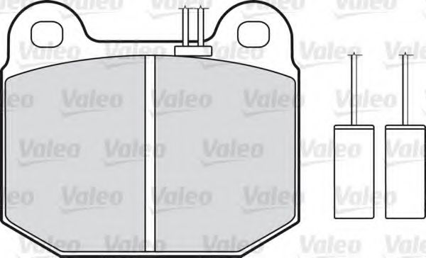 VALEO 598115 Тормозные колодки для ALFA ROMEO RZ (Альфа ромео Рз) VALEO 598115 Тормозные колодки для ALFA ROMEO RZ (Альфа ромео Рз)