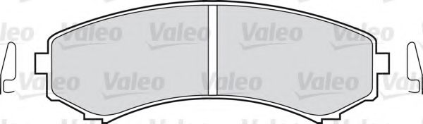 VALEO 598518 Тормозные колодки для MAZDA BONGO FREDA (Мазда Бонго фрэда) VALEO 598518 Тормозные колодки для MAZDA BONGO FREDA (Мазда Бонго фрэда)