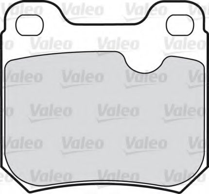 VALEO 598253 Комплект тормозных колодок, дисковый тормоз 