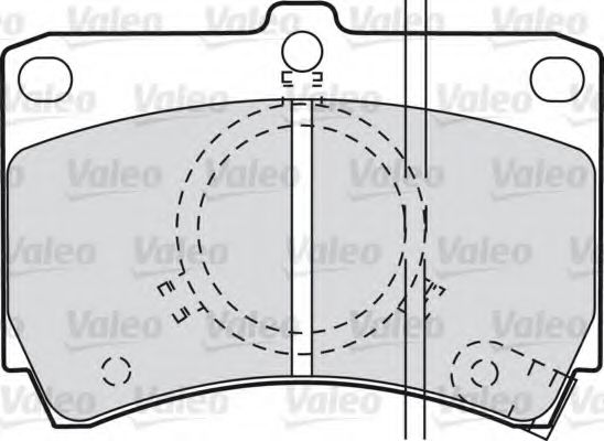 VALEO 540439 Тормозные колодки для MAZDA 323 III (Мазда 323 3) VALEO 540439 Тормозные колодки для MAZDA 323 III (Мазда 323 3)