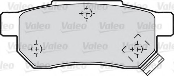 VALEO 598053 Тормозные колодки для HONDA PRELUDE III (Хонда Прэлудэ 3) VALEO 598053 Тормозные колодки для HONDA PRELUDE III (Хонда Прэлудэ 3)