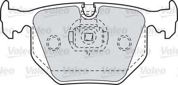 VALEO 598580 Тормозные колодки для BMW (Бмв) VALEO 598580 Тормозные колодки для BMW (Бмв)