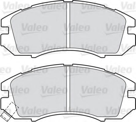 VALEO 598691 Тормозные колодки для SUBARU LIBERTY II (Субару Либэртъ 2) VALEO 598691 Тормозные колодки для SUBARU LIBERTY II (Субару Либэртъ 2)