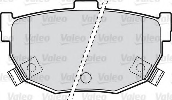 VALEO 598817 Тормозные колодки для KIA FORTE II (Киа Фортэ 2) VALEO 598817 Тормозные колодки для KIA FORTE II (Киа Фортэ 2)