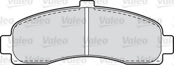 VALEO 598014 Комплект тормозных колодок, дисковый тормоз 