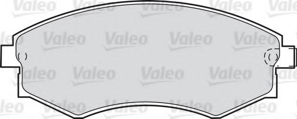 VALEO 551779 Комплект тормозных колодок, дисковый тормоз 