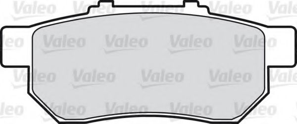 VALEO 598437 Комплект тормозных колодок, дисковый тормоз 
