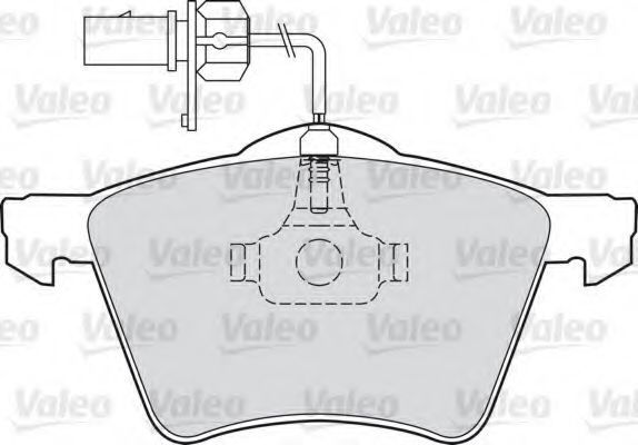 VALEO 598858 Тормозные колодки для VOLKSWAGEN T4 MULTIVAN (Фольксваген Т4 мултиvан) VALEO 598858 Тормозные колодки для VOLKSWAGEN T4 MULTIVAN (Фольксваген Т4 мултиvан)