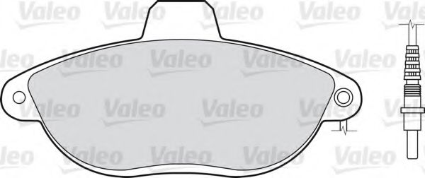VALEO 598073 Тормозные колодки для CITROËN DISPATCH (CитроËн Диспатч) VALEO 598073 Тормозные колодки для CITROËN DISPATCH (CитроËн Диспатч)