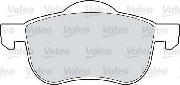 VALEO 598479 Комплект тормозных колодок, дисковый тормоз 