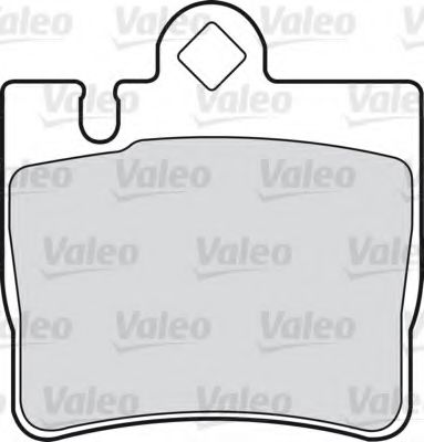 VALEO 598446 Комплект тормозных колодок, дисковый тормоз 
