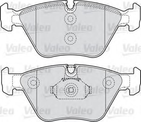 VALEO 598811 Тормозные колодки для BMW (Бмв) VALEO 598811 Тормозные колодки для BMW (Бмв)
