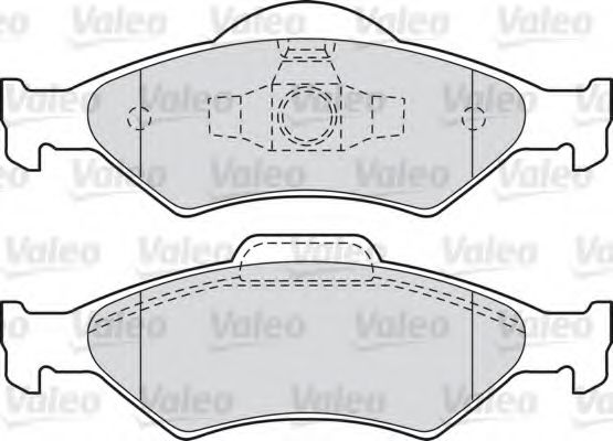 VALEO 598563 Тормозные колодки для MAZDA SOHO III (Мазда Сохо 3) VALEO 598563 Тормозные колодки для MAZDA SOHO III (Мазда Сохо 3)