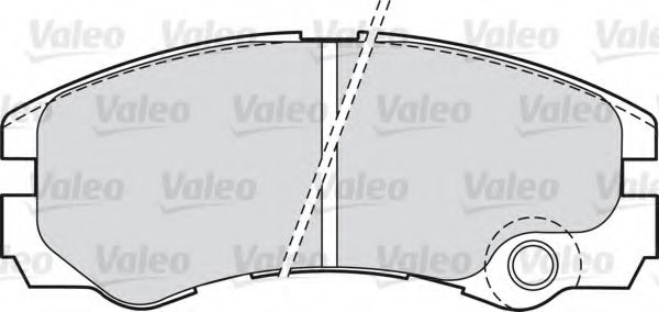 VALEO 598661 Тормозные колодки для OPEL FRONTERA B (Опель Фронтера б) VALEO 598661 Тормозные колодки для OPEL FRONTERA B (Опель Фронтера б)