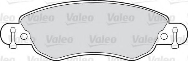 VALEO 598417 Тормозные колодки для CITROËN C5 II (CитроËн С5 2) VALEO 598417 Тормозные колодки для CITROËN C5 II (CитроËн С5 2)