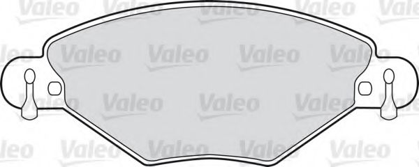 VALEO 598419 Комплект тормозных колодок, дисковый тормоз 