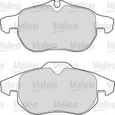 VALEO 598678 Тормозные колодки для OPEL VECTRA C (Опель Вектра с) VALEO 598678 Тормозные колодки для OPEL VECTRA C (Опель Вектра с)