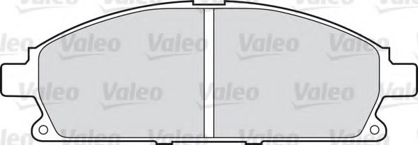 VALEO 598452 Комплект тормозных колодок, дисковый тормоз 