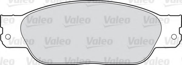 VALEO 598439 Комплект тормозных колодок, дисковый тормоз 