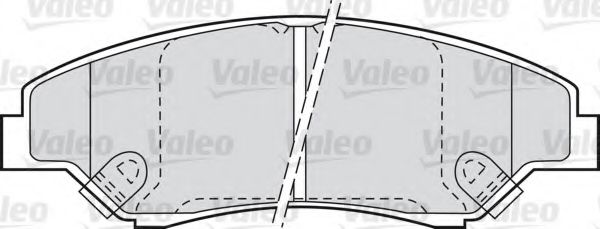 VALEO 598511 Тормозные колодки для KIA SPORTAGE (Киа Спортейдж) VALEO 598511 Тормозные колодки для KIA SPORTAGE (Киа Спортейдж)