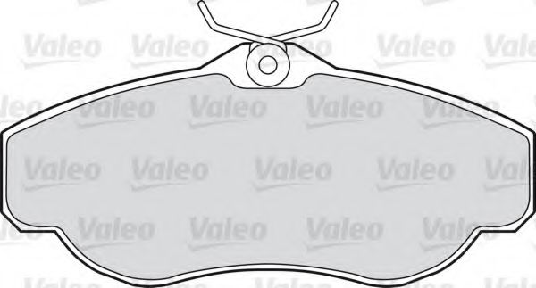 VALEO 598441 Комплект тормозных колодок, дисковый тормоз 