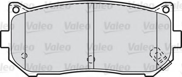 VALEO 598841 Тормозные колодки для KIA CARENS II (Киа Каренс 2) VALEO 598841 Тормозные колодки для KIA CARENS II (Киа Каренс 2)