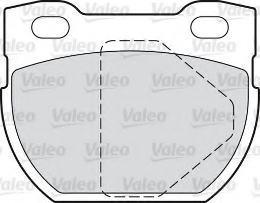 VALEO 598762 Тормозные колодки для LAND ROVER DEFENDER (Ленд ровер/лэнд ровер Дэфэндэр) VALEO 598762 Тормозные колодки для LAND ROVER DEFENDER (Ленд ровер/лэнд ровер Дэфэндэр)