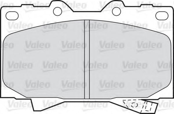 VALEO 598535 Тормозные колодки для TOYOTA PRADO (Тойота/тоета Прадо) VALEO 598535 Тормозные колодки для TOYOTA PRADO (Тойота/тоета Прадо)