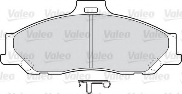 VALEO 598784 Тормозные колодки для MAZDA PROCEED/DRIFTER (Мазда Просид/дрифтэр) VALEO 598784 Тормозные колодки для MAZDA PROCEED/DRIFTER (Мазда Просид/дрифтэр)