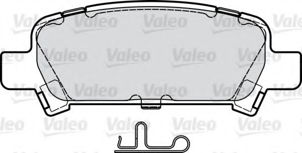 VALEO 598895 Тормозные колодки для SUBARU LIBERTY III (Субару Либэртъ 3) VALEO 598895 Тормозные колодки для SUBARU LIBERTY III (Субару Либэртъ 3)