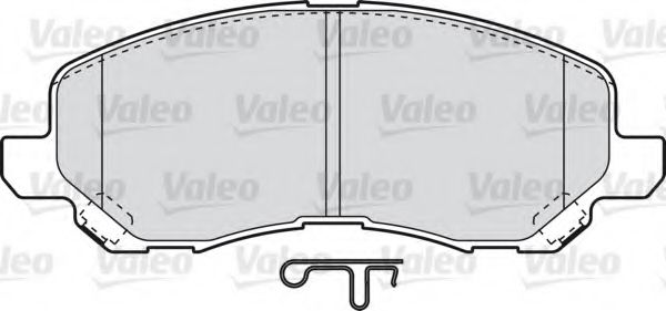 VALEO 598886 Тормозные колодки для MITSUBISHI LANCER (Митсубиши/митсубиси Ланcэр) VALEO 598886 Тормозные колодки для MITSUBISHI LANCER (Митсубиши/митсубиси Ланcэр)